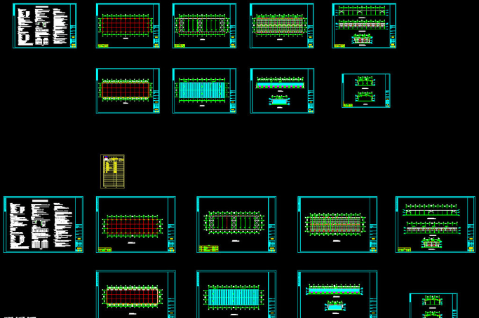 金坛钢结构厂房图纸