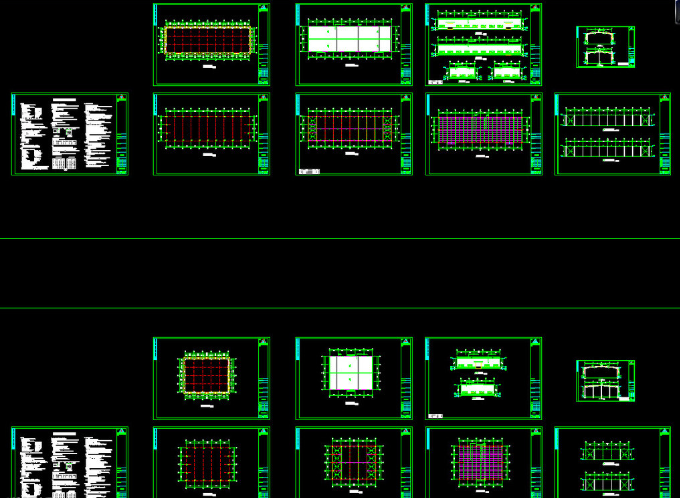 金坛钢结构厂房图纸