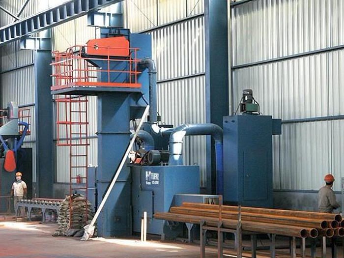 金坛网架杆件拋丸